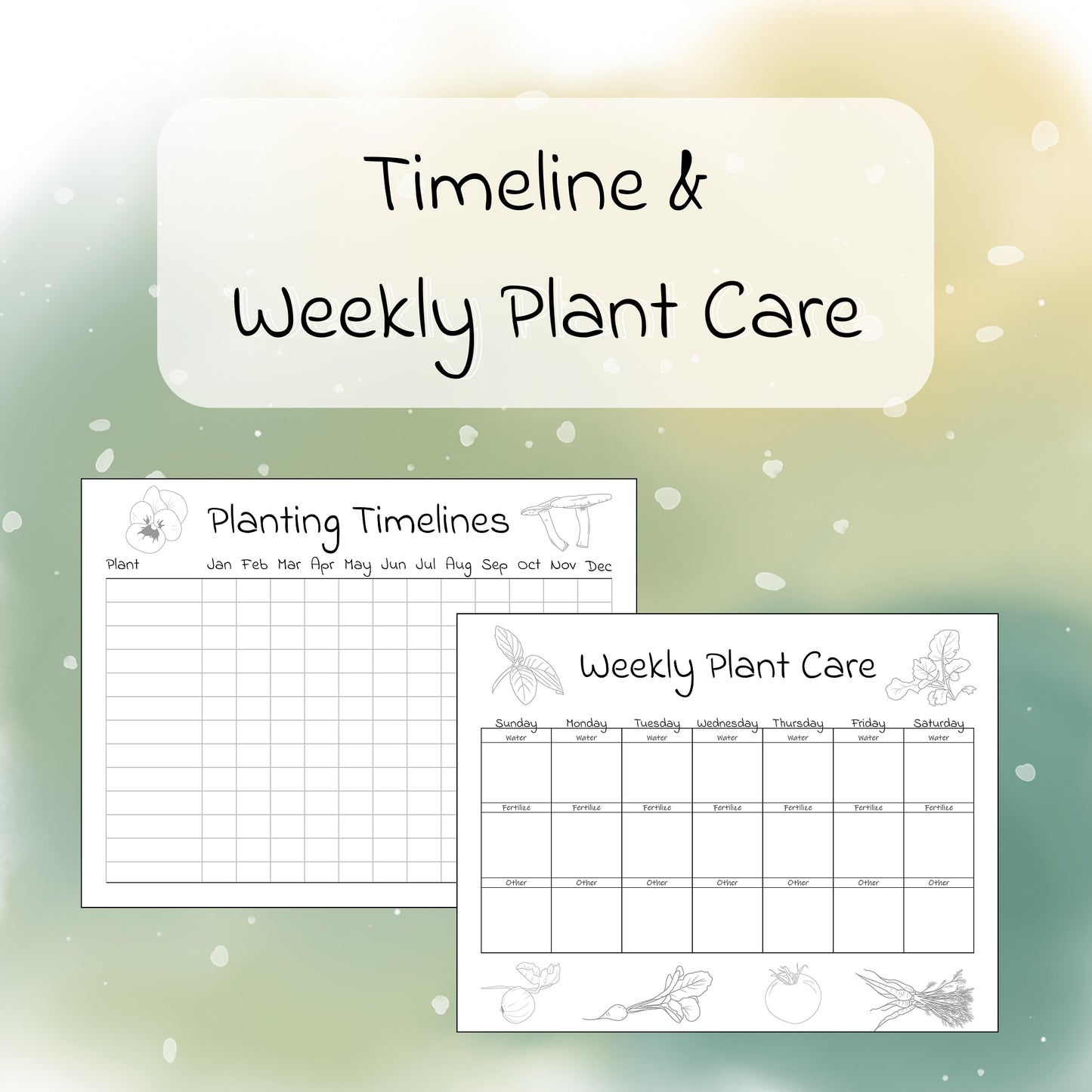 Printable Gardening Planner