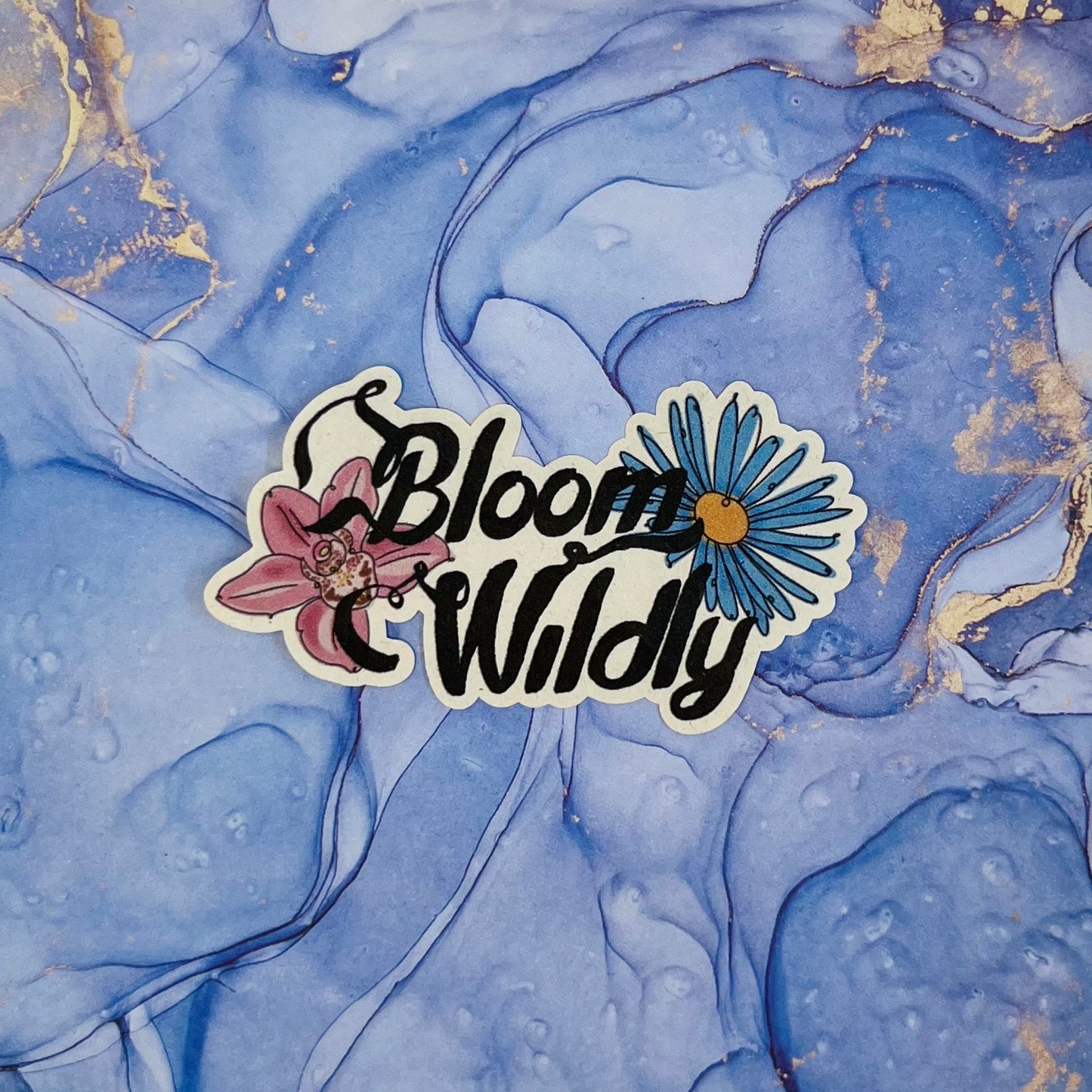 Bloom Wildly Sticker