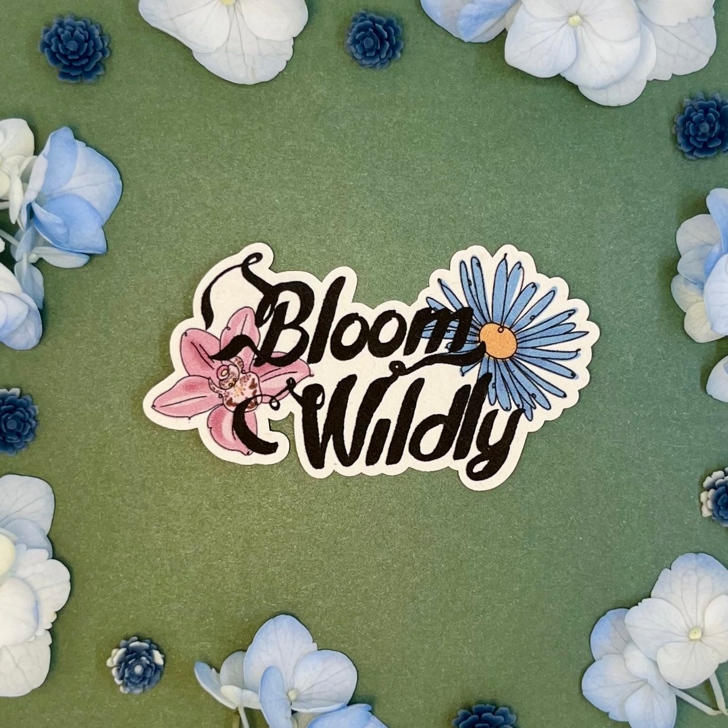 Bloom Wildly Sticker