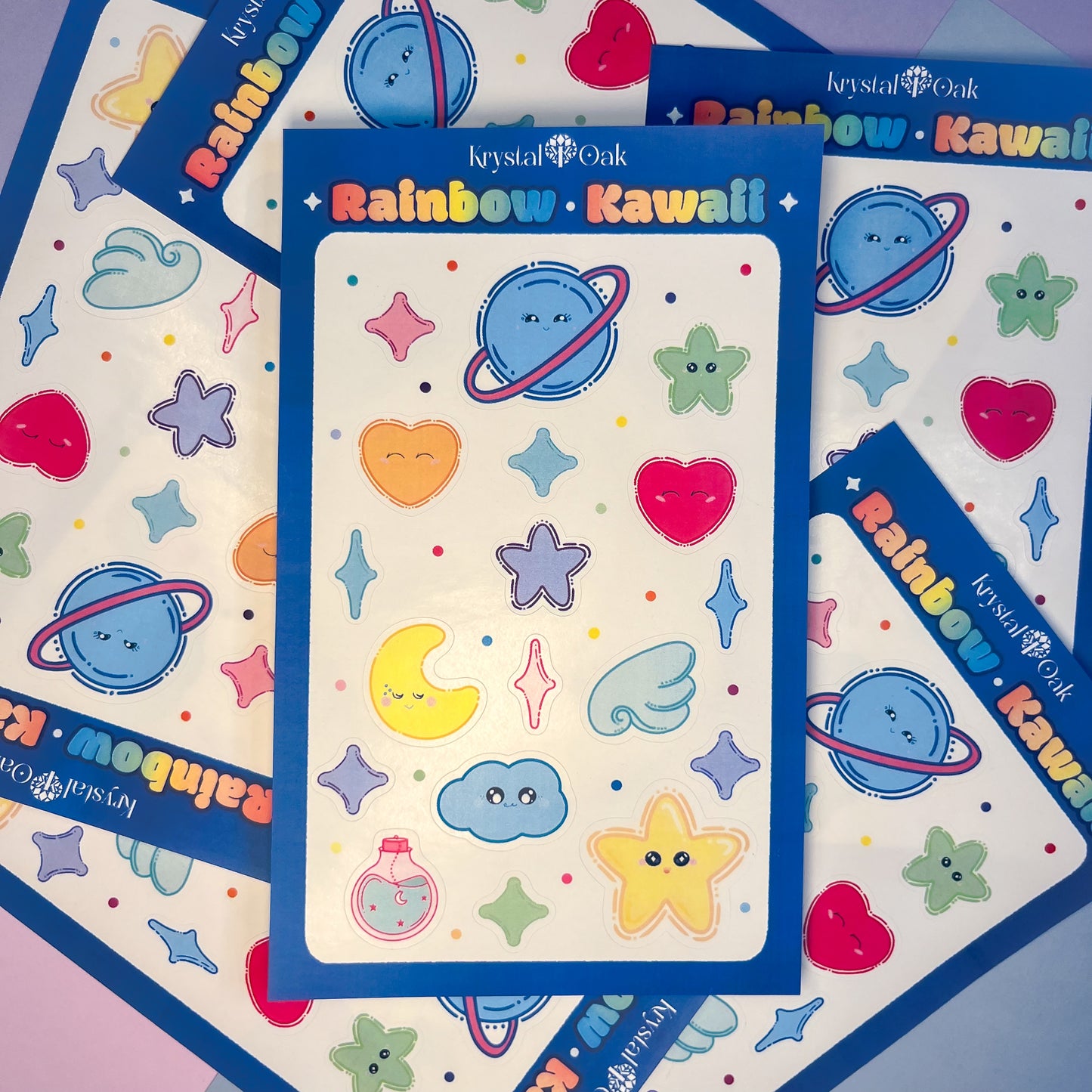 Rainbow Kawaii Stickers