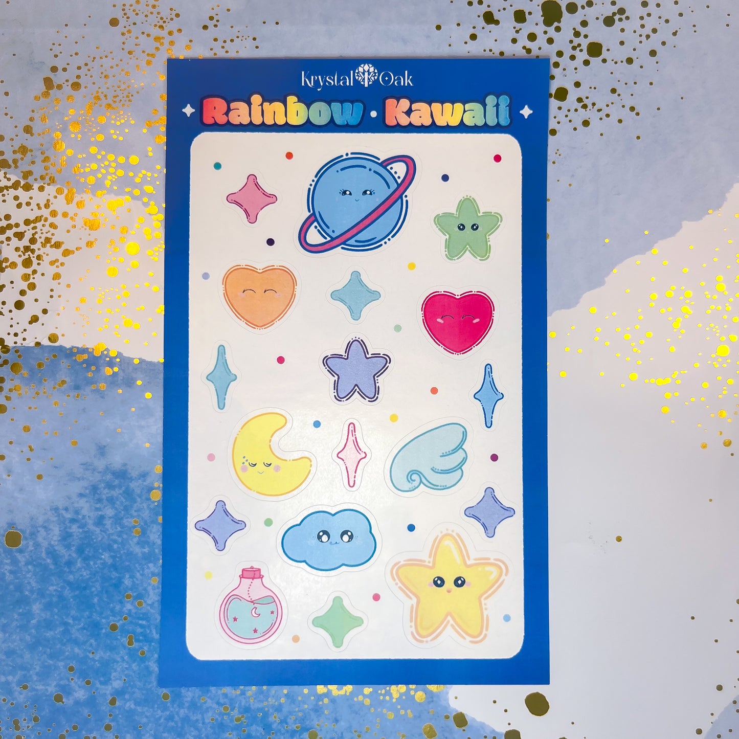 Rainbow Kawaii Stickers