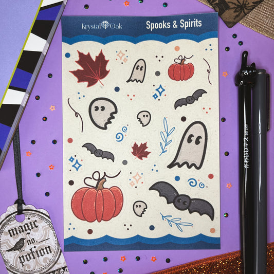 Sticker Sheet - Spooks & Spirits
