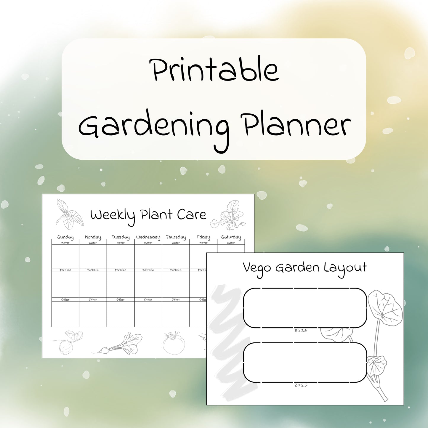 Printable Gardening Planner