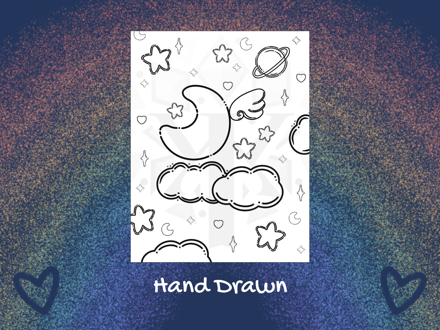 Cosmic Kawaii Coloring Pages
