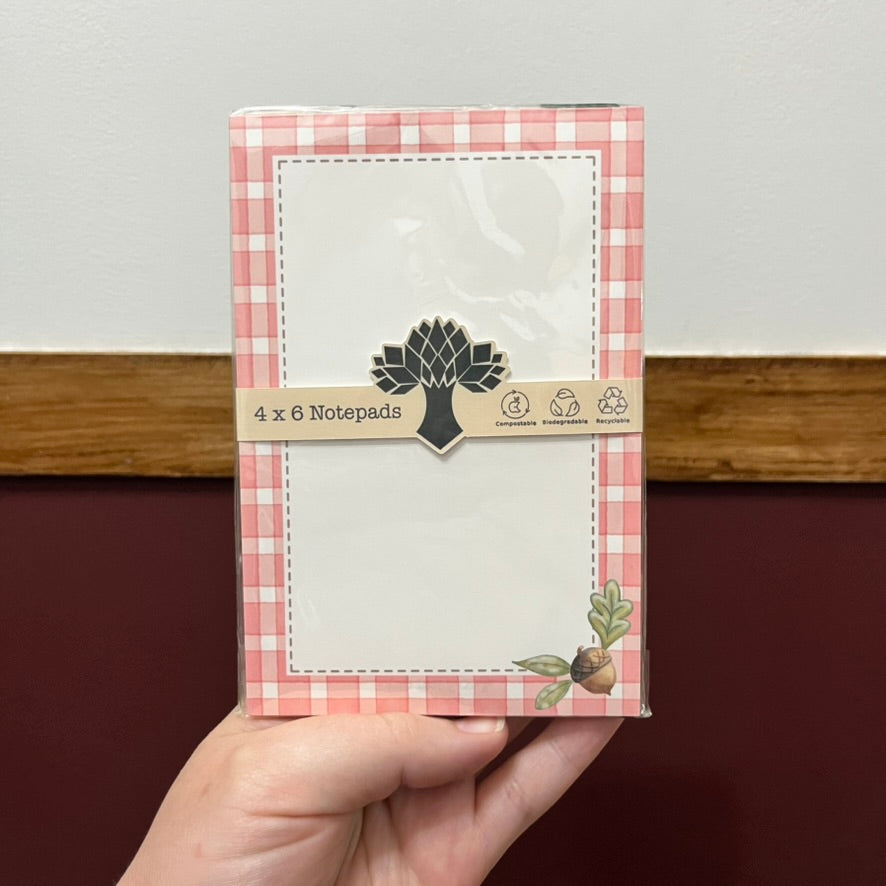 Notepad - Fall Plaid