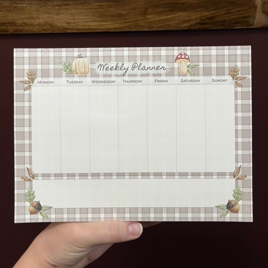 Weekly Planner - Falling for Autumn