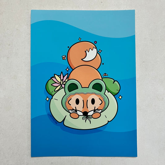 Print - Maple Frog Costume