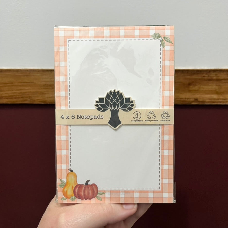 Notepad - Fall Plaid
