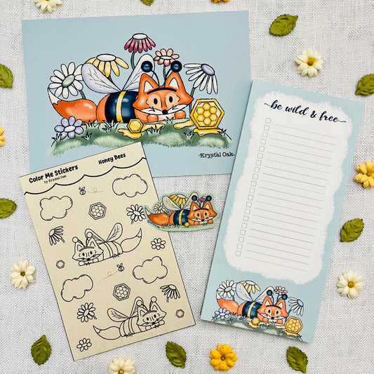 Bundle: Maple the Fox Bumble Bee Set