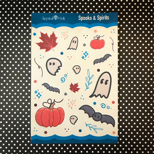 Spooks & Spirits Sticker Sheet