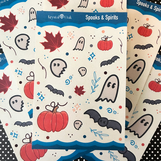 Spooks & Spirits Sticker Sheet