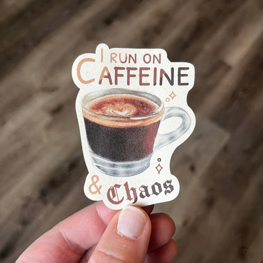 Sticker - Caffeine & Chaos