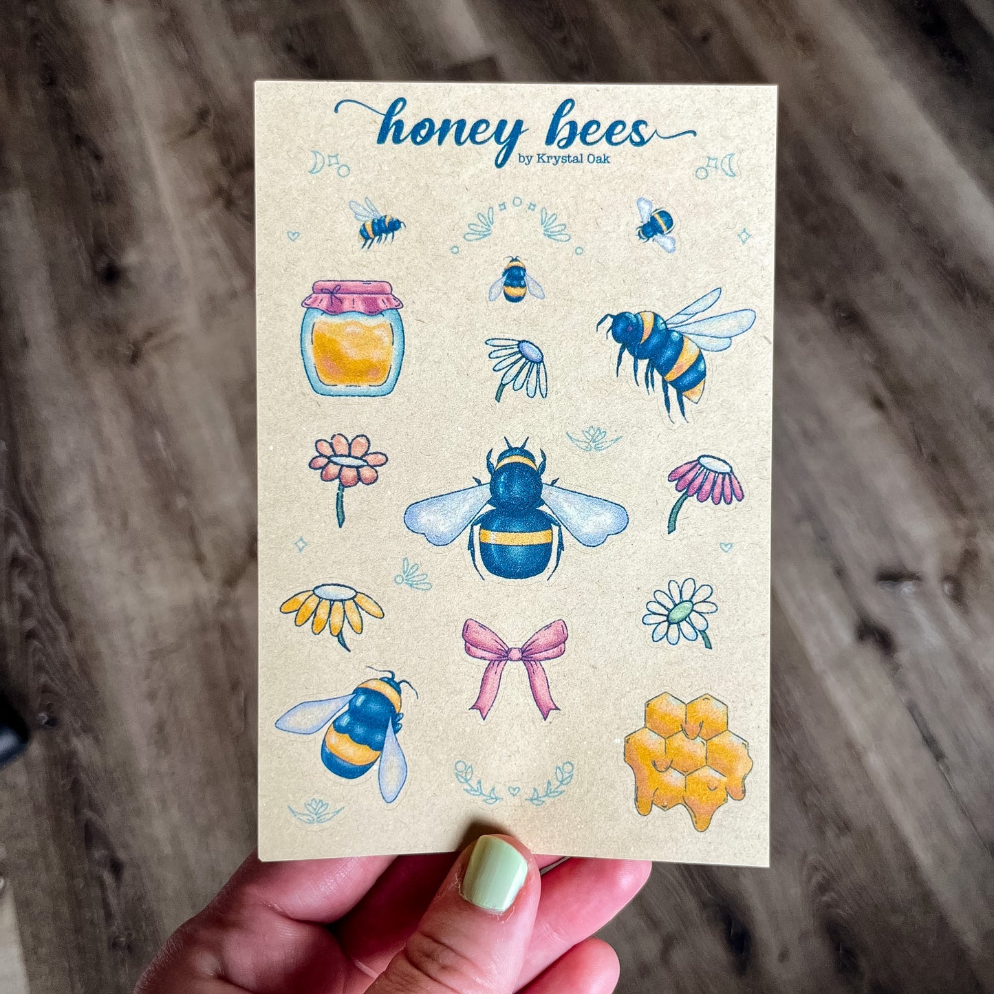 Sticker Sheet - Honey Bees