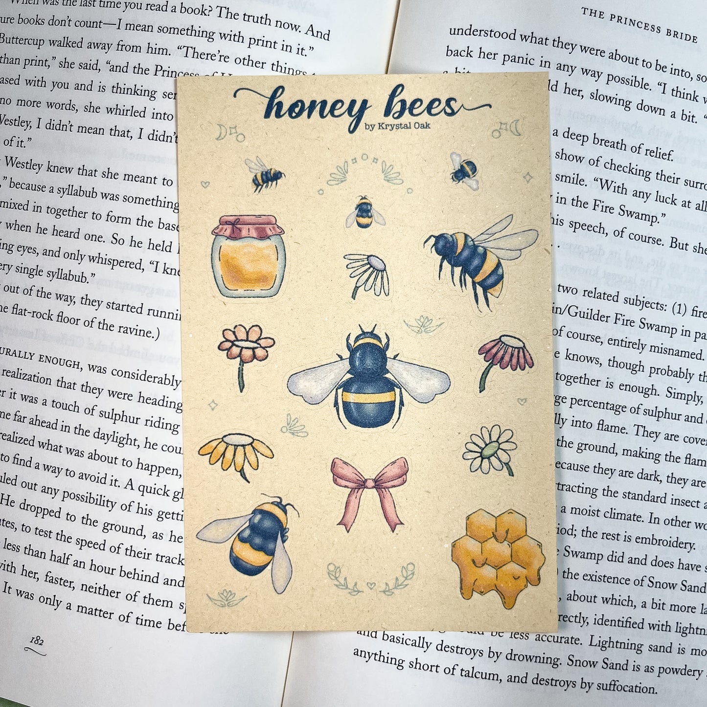 Sticker Sheet - Honey Bees