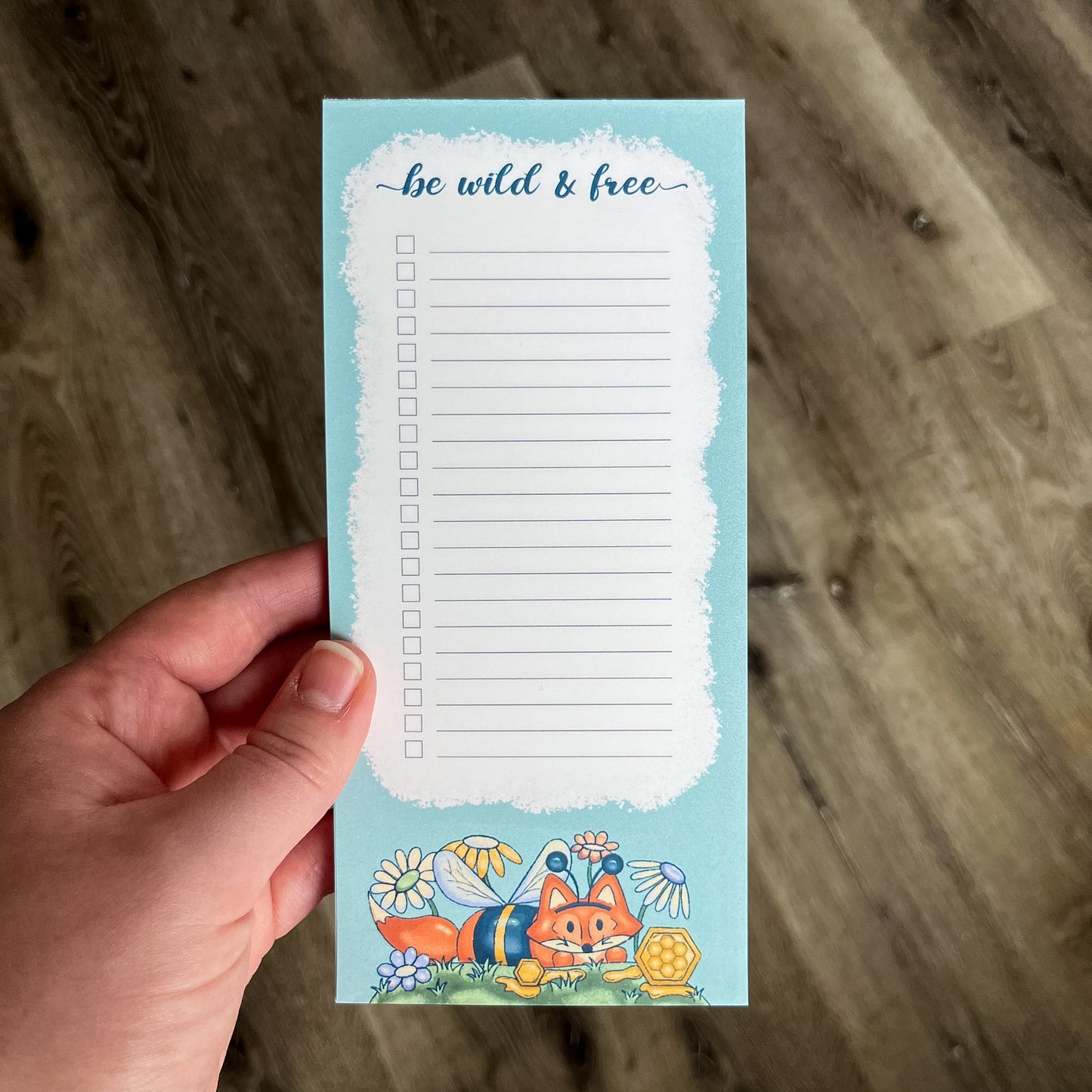 Notepad - Be Wild & Free