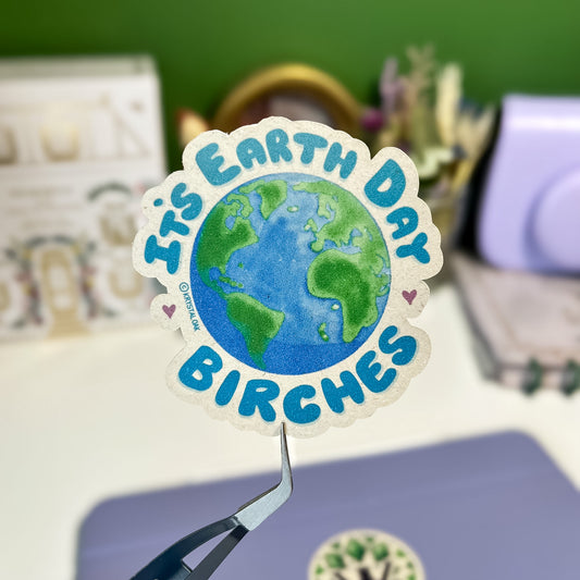 Sticker - It's Earth Day Birches