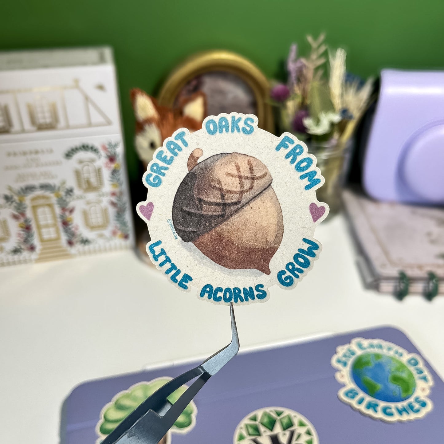 Sticker - Great Oaks From Little Acorns Grow