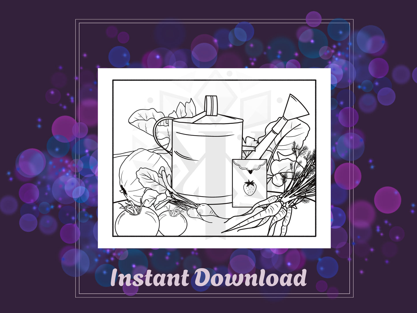 Gardening Coloring Pages