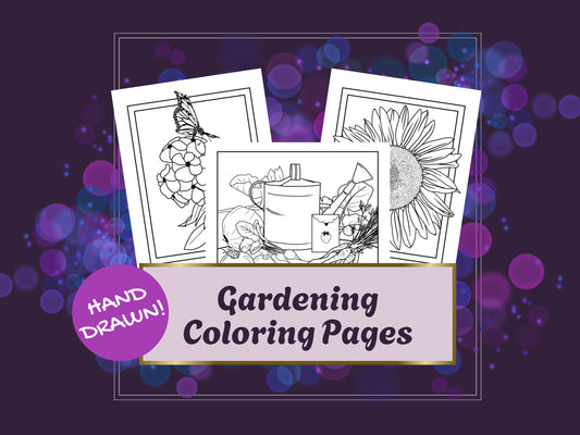 Gardening Coloring Pages